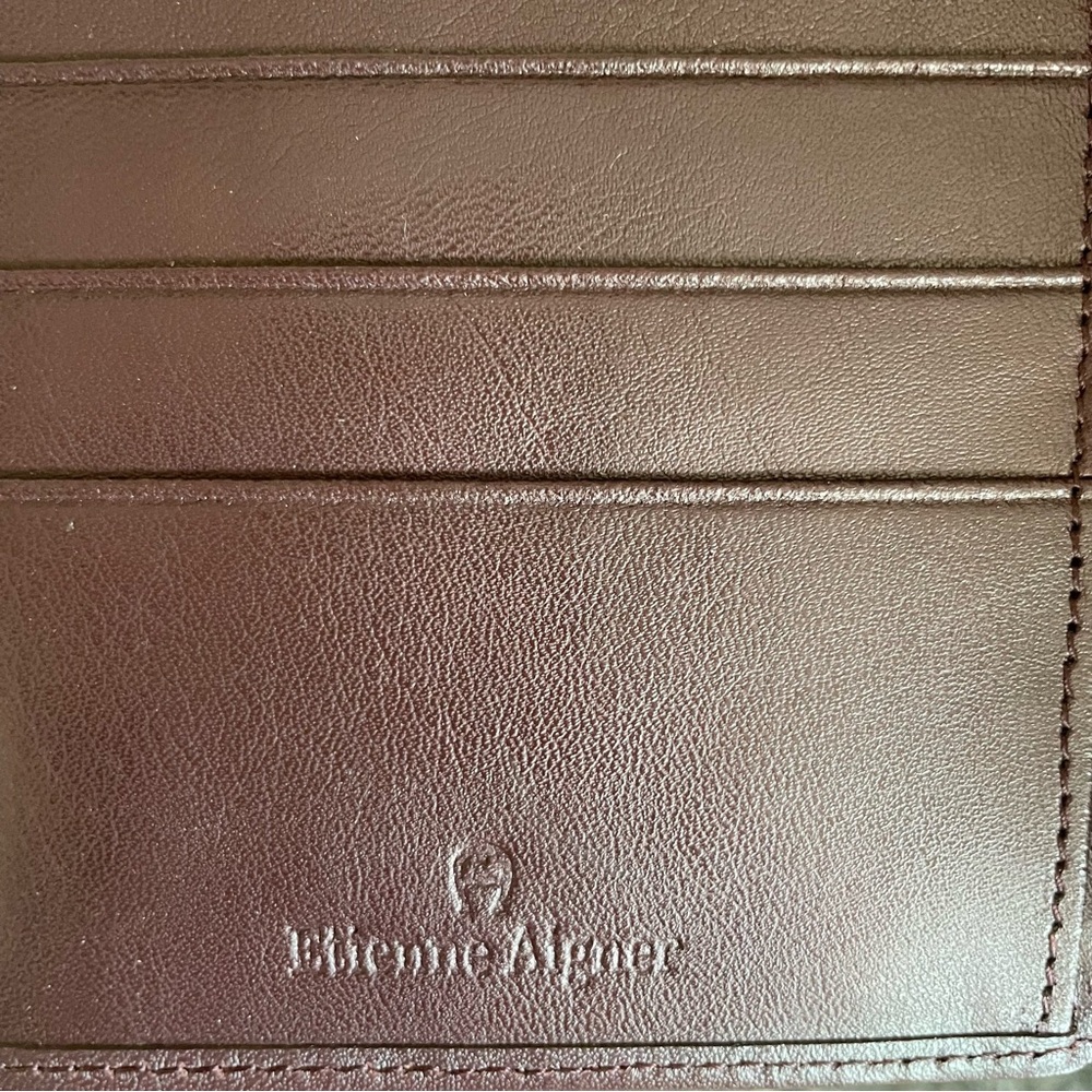 Beige Leather Wallet Trio by Etienne Aigner - Picture 6 of 8